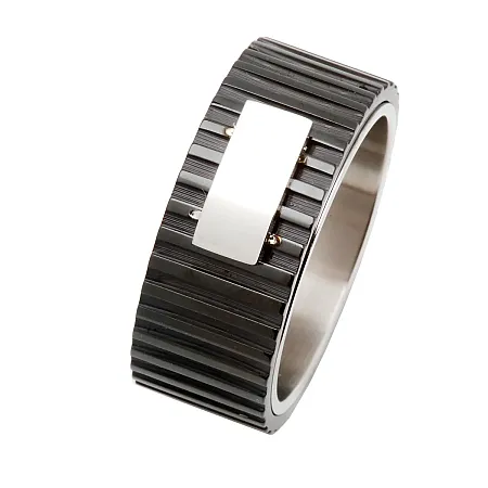 TRIBUTE, Ανδρικό δαχτυλίδι από ανοξείδωτο ατσάλι