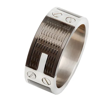 TRIBUTE, Ανδρικό δαχτυλίδι από ανοξείδωτο ατσάλι