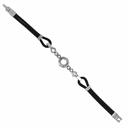 Ανδρικό βραχιόλι με καουτσούκ από ανοξείδωτο ατσάλι, 20,80 εκατοστά, TRIBUTE, 0230222601