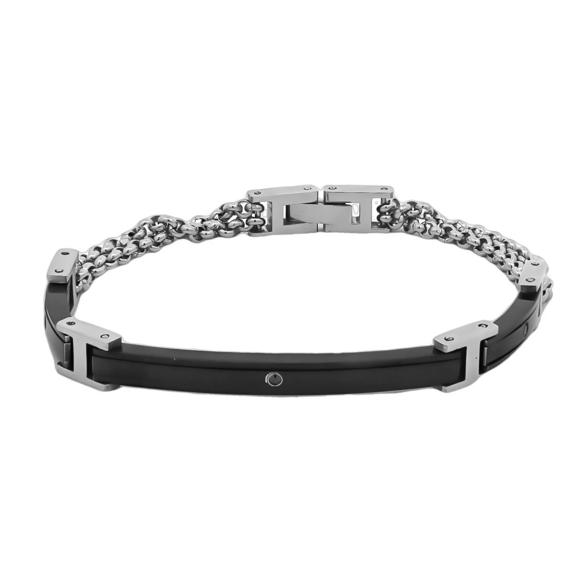 Aνδρικό βραχιόλι από ανοξείδωτο ατσάλι, 21 εκατοστά,TRIBUTE,0230348001