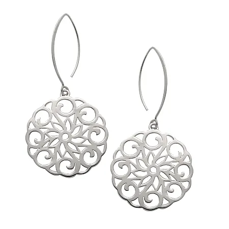 silverline, Ασημένια Γυναικεία Σκουλαρίκια