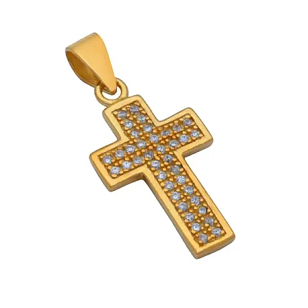 silverline, Ασημένιο Γυναικείο Μενταγιόν Σταυρός