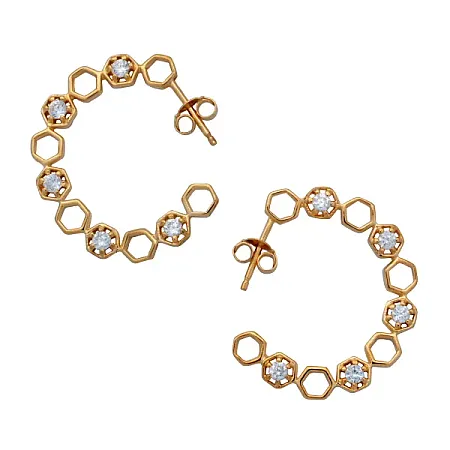 silverline, Ασημένια Γυναικεία Σκουλαρίκια