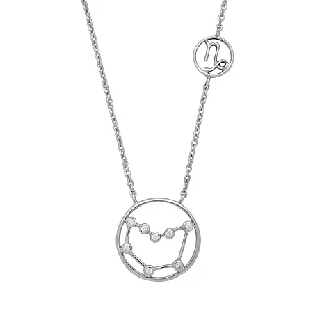 silverline, Ασημένιο Γυναικείο Κολιέ - Αιγόκερως