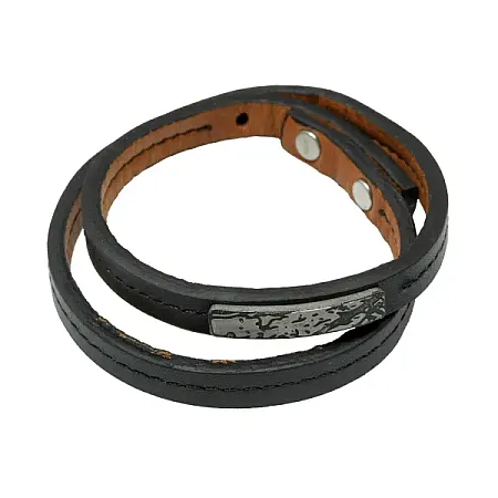 TRIBUTE, Aνδρικό Βραχιόλι από Ανοξείδωτο Ατσάλι