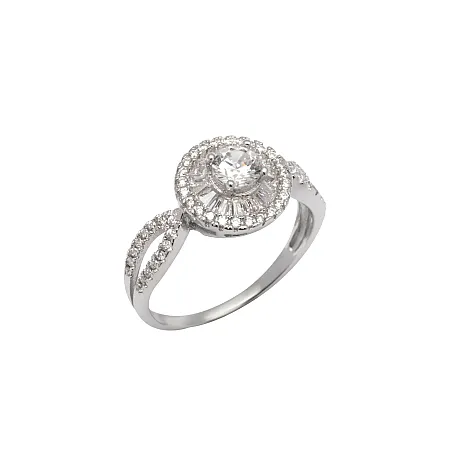 silverline, Ασημένιο Γυναικείο Δαχτυλίδι Μονόπετρο