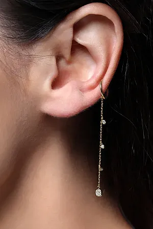 Σκουλαρίκια γυναικεία ασημένια με ζιργκόν, silverline, 0130517102