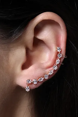 silverline, Ασημένια Γυναικεία Σκουλαρίκια