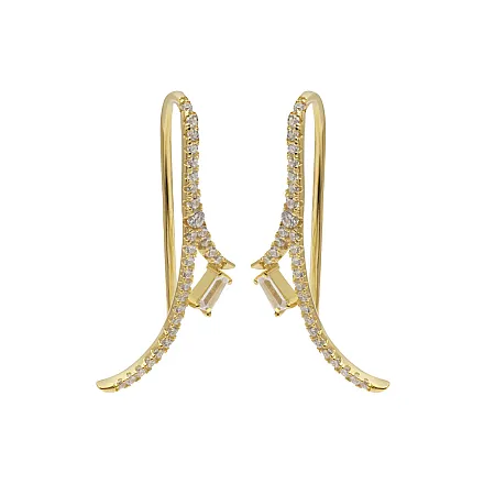 silverline, Ασημένια Γυναικεία Σκουλαρίκια