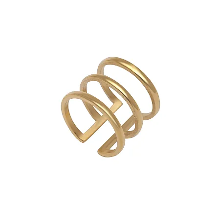 silverline, Γυναικείο Δαχτυλίδι από Ανοξείδωτο Ατσάλι