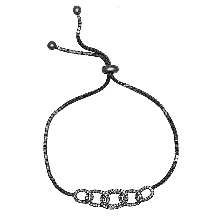 silverline, Ασημένιο Γυναικείο Βραχιόλι με μάτι βασκανίας