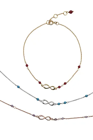 silverline, Ασημένιο Γυναικείο Βραχιόλι με μάτι βασκανίας