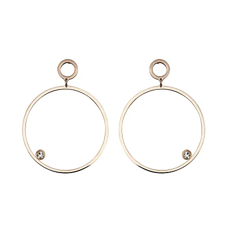 silverline, γυναικεία σκουλαρίκια από ανοξείδωτο ατσάλι