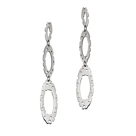 silverline, γυναικεία σκουλαρίκια από ανοξείδωτο ατσάλι