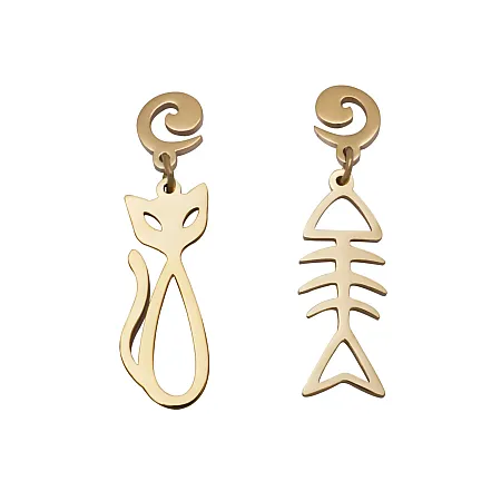 silverline, γυναικεία σκουλαρίκια από ανοξείδωτο ατσάλι