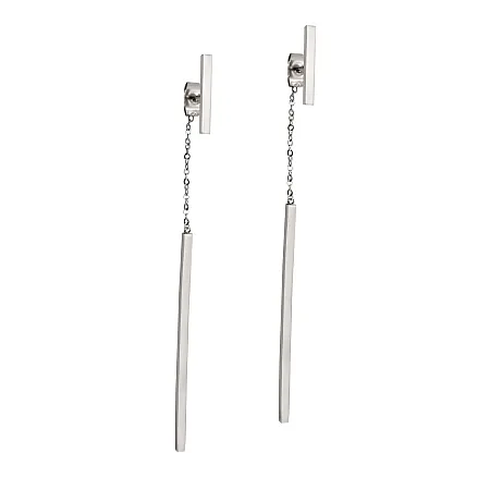 silverline, γυναικεία σκουλαρίκια από ανοξείδωτο ατσάλι