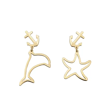 silverline, γυναικεία σκουλαρίκια από ανοξείδωτο ατσάλι