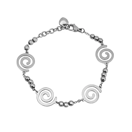 silverline, γυναικείο βραχιόλι από ανοξείδωτο ατσάλι