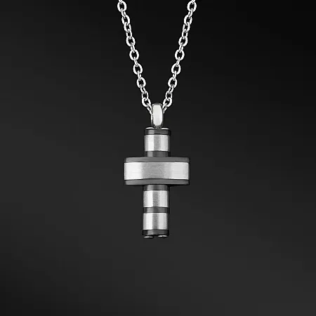 TRIBUTE, κολιέ με σταυρό, ανδρικό από ανοξείδωτο ατσάλι,0330316701