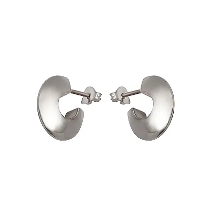 silverline, ασημένια ,unisex, σκουλαρίκια, κρίκοι