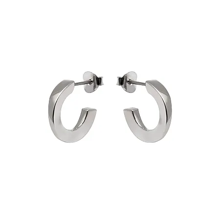 silverline, ασημένια ,unisex, σκουλαρίκια, κρίκοι