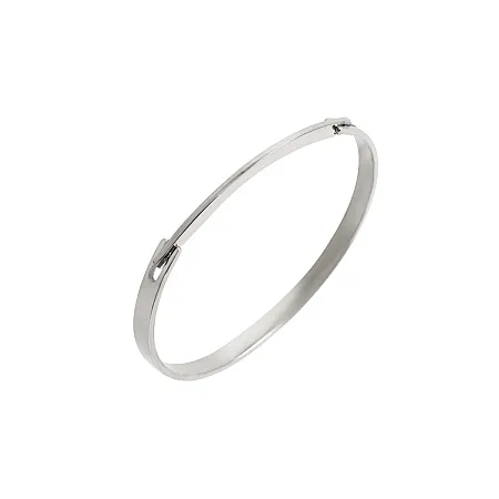 silverline, γυναικείο, βραχιόλι, από, ανοξείδωτο, ατσάλι με άσπρο, επιπλατίνωμα