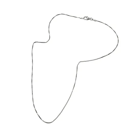 TRIBUTE, 925, ασημένια, καδένα, unisex, 50cm, διαμανταρισμένη, "VENEZIANA", 0,9mm με άσπρο, επιπλατίνωμα, χωρίς, νικέλιο,