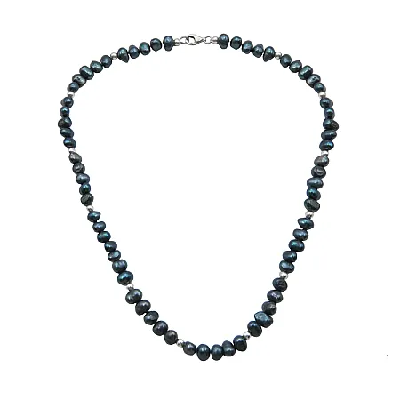 silverline, ασημένιο, γυναικείο, κολιέ με μαργαριτάρια, άσπρο, επιπλατίνωμα,