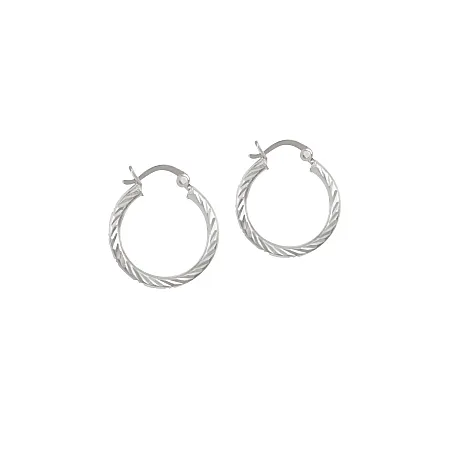 silverline, 925ασημένια, γυναικεία, σκουλαρίκια, κρικάκια, πάχους, 2χιλιοστών,