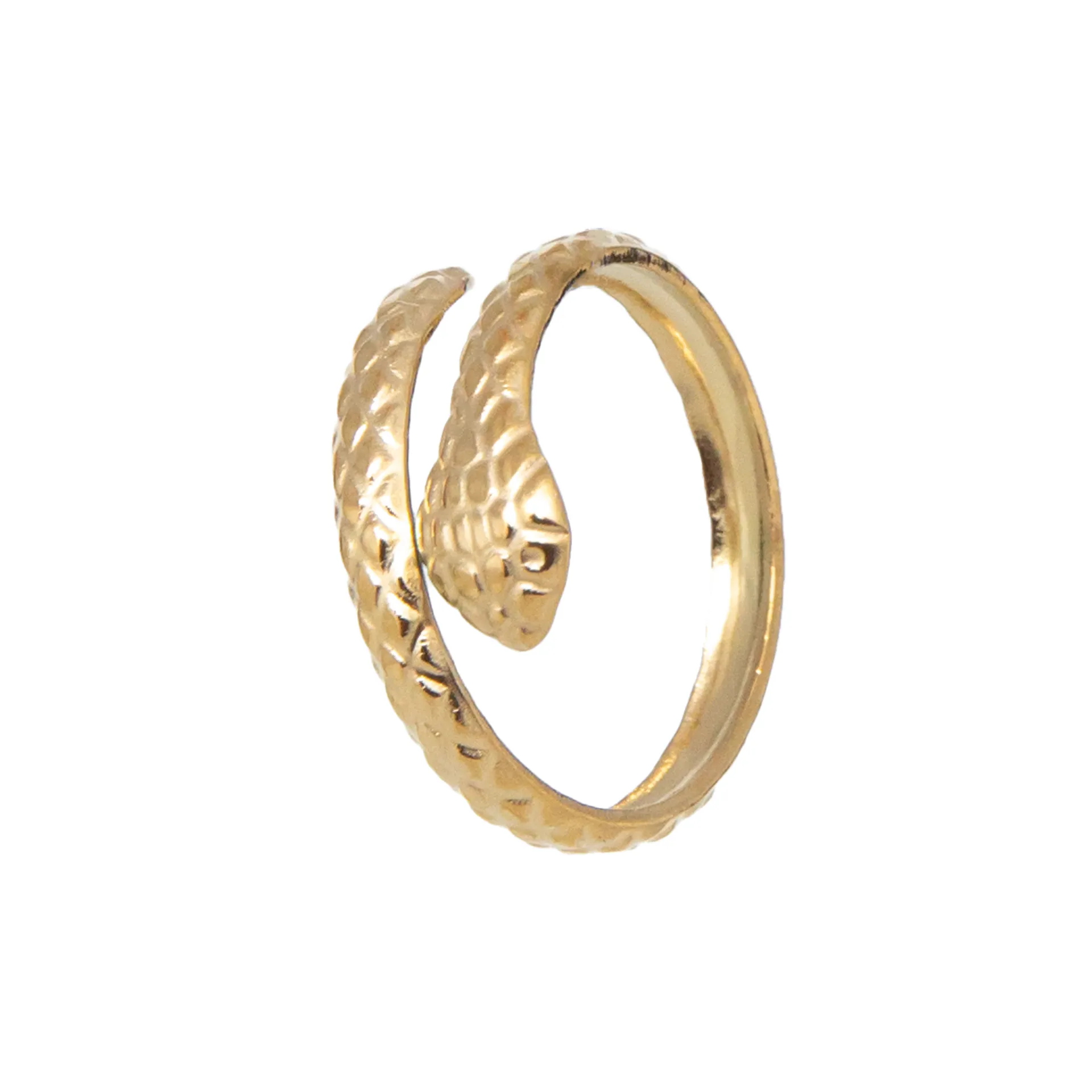 Δαχτυλίδι, από, ανοξείδωτο ατσάλι, free size, γυναικείο, φίδι, με κίτρινο επιχρύσωμα ΄ή λευκό ατσάλι, silverline, 0430694902,