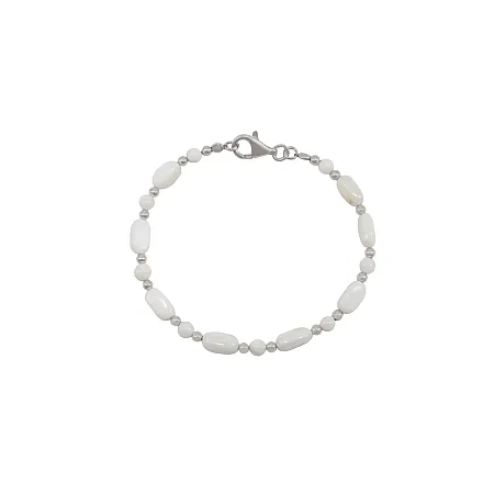 Βραχιόλι, γυναικείο, χειροποίητο, ασημένιο, με φίλντισι, επιπλατινωμένο, 18,5 εκατοστά, silverline, 0230072901